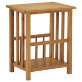 NNEVL Magazine Table 45x35x55 cm Solid Oak Wood