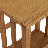 NNEVL Magazine Table 45x35x55 cm Solid Oak Wood