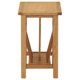NNEVL Magazine Table 45x27x42 cm Solid Oak Wood