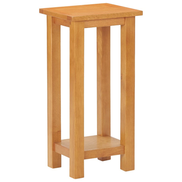 NNEVL Side Table 27x24x55 cm Solid Oak Wood