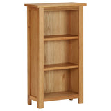 NNEVL Bookcase 45x22.5x82 cm Solid Oak Wood