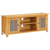 NNEVL TV Cabinet 120x35x48 cm Solid Oak Wood