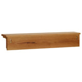NNEVL Coat Rack 90x16x16 cm Solid Oak Wood