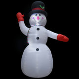 NNEVL Christmas Inflatable Snowman with LED IP44 600 cm XXL