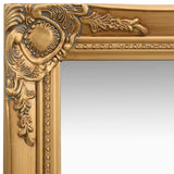 NNEVL Wall Mirror Baroque Style 40x40 cm Gold