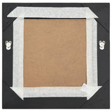 NNEVL Wall Mirror Baroque Style 40x40 cm Black