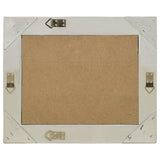 NNEVL Wall Mirror Baroque Style 50x40 cm Silver