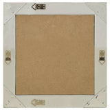 NNEVL Wall Mirror Baroque Style 50x50 cm Silver