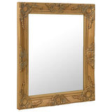NNEVL Wall Mirror Baroque Style 50x60 cm Gold