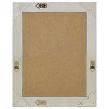 NNEVL Wall Mirror Baroque Style 50x60 cm Silver