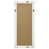 NNEVL Wall Mirror Baroque Style 50x120 cm White
