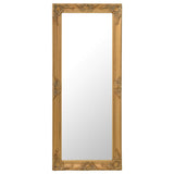NNEVL Wall Mirror Baroque Style 50x120 cm Gold