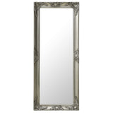 NNEVL Wall Mirror Baroque Style 50x120 cm Silver