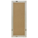 NNEVL Wall Mirror Baroque Style 50x120 cm Silver