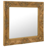 NNEVL Wall Mirror Baroque Style 60x60 cm Gold