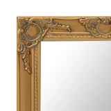 NNEVL Wall Mirror Baroque Style 60x60 cm Gold