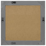 NNEVL Wall Mirror Baroque Style 60x60 cm Black