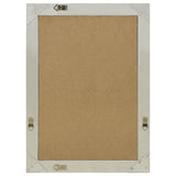 NNEVL Wall Mirror Baroque Style 60x80 cm Silver
