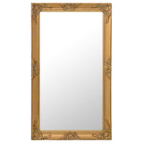 NNEVL Wall Mirror Baroque Style 60x100 cm Gold