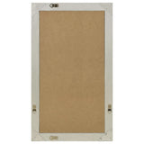NNEVL Wall Mirror Baroque Style 60x100 cm Silver