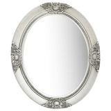NNEVL Wall Mirror Baroque Style 50x60 cm Silver
