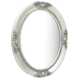 NNEVL Wall Mirror Baroque Style 50x60 cm Silver