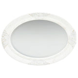 NNEVL Wall Mirror Baroque Style 50x70 cm White
