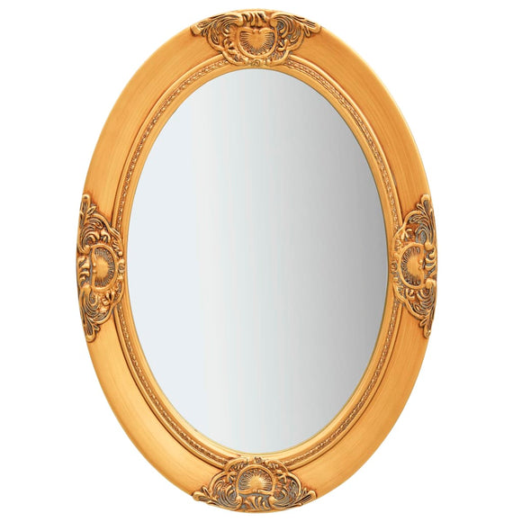 NNEVL Wall Mirror Baroque Style 50x70 cm Gold