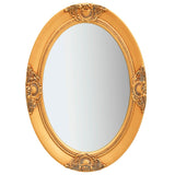NNEVL Wall Mirror Baroque Style 50x70 cm Gold