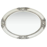 NNEVL Wall Mirror Baroque Style 50x70 cm Silver