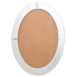 NNEVL Wall Mirror Baroque Style 50x70 cm Silver