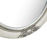 NNEVL Wall Mirror Baroque Style 50x70 cm Silver