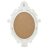 NNEVL Wall Mirror Castle Style 56x76 cm White