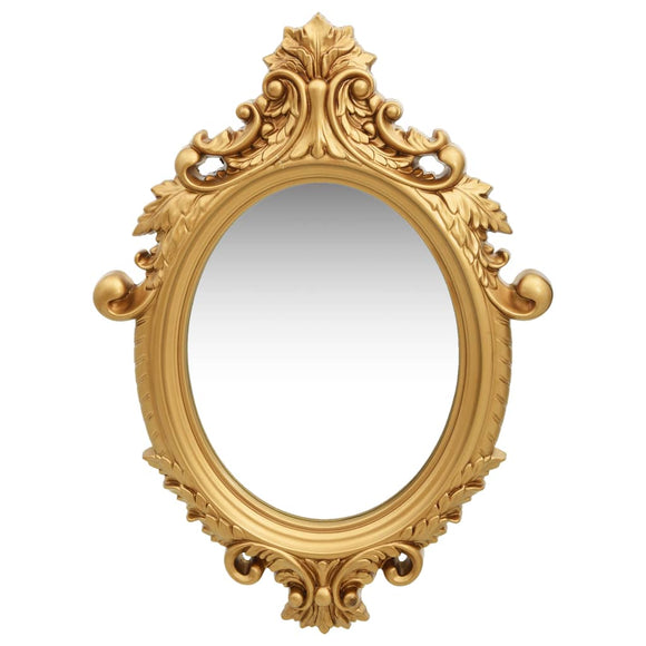 NNEVL Wall Mirror Castle Style 56x76 cm Gold