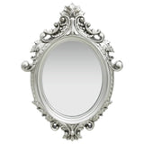 NNEVL Wall Mirror Castle Style 56x76 cm Silver