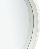 NNEVL Wall Mirror with Strap 40 cm White
