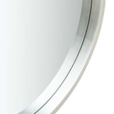 NNEVL Wall Mirror with Strap 40 cm Silver