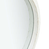 NNEVL Wall Mirror with Strap 50 cm White