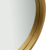NNEVL Wall Mirror with Strap 50 cm Gold
