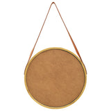NNEVL Wall Mirror with Strap 50 cm Gold
