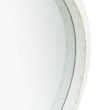 NNEVL Wall Mirror with Strap 60 cm White