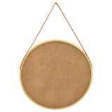 NNEVL Wall Mirror with Strap 60 cm Gold