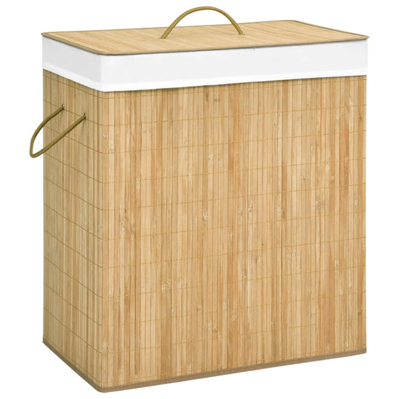 NNEVL Bamboo Laundry Basket 100 L