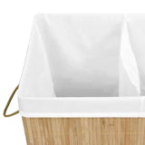 NNEVL Bamboo Laundry Basket 100 L