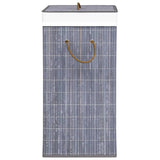NNEVL Bamboo Laundry Basket Grey 72 L