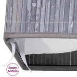NNEVL Bamboo Laundry Basket Grey 72 L