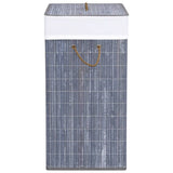 NNEVL Bamboo Laundry Basket Grey 100 L