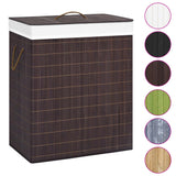 NNEVL Bamboo Laundry Basket Brown 100 L