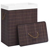 NNEVL Bamboo Laundry Basket Brown 100 L