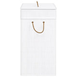 NNEVL Bamboo Laundry Basket White 83 L